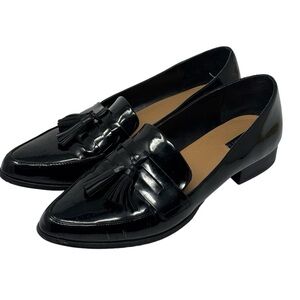 Tahari  Black Patent Leather  Tassel Loafers Women’s Size 10